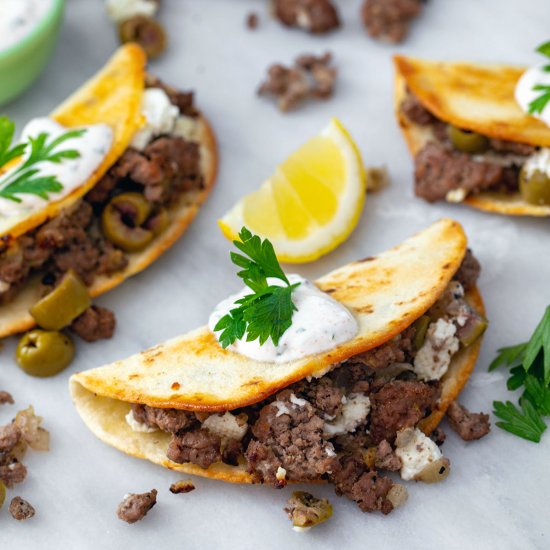 Mini Crispy Lamb Tacos