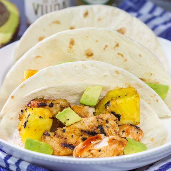 Sweet and Spicy Chicken Tacos