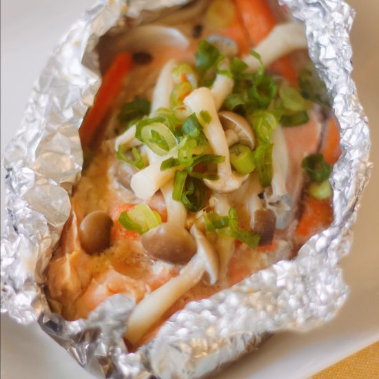 Salmon Bake With Foil