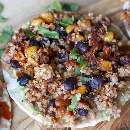 Vegan Quinoa Tostadas