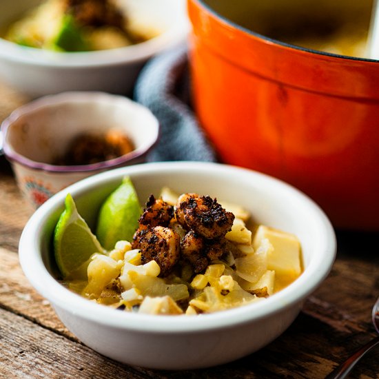 Hatch Green Chile Corn Chowder