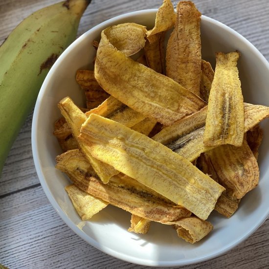 Air Fryer Plantain Chips