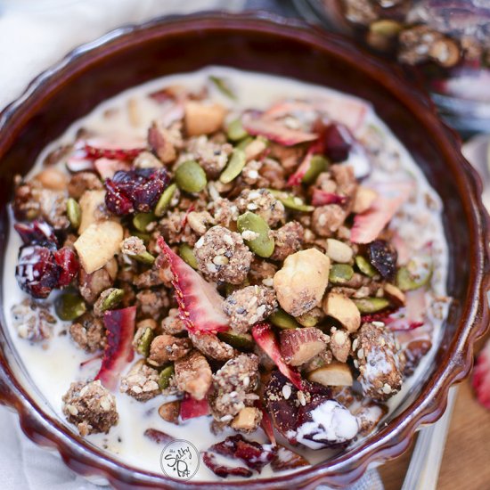 Strawberry Chia Seed Granola