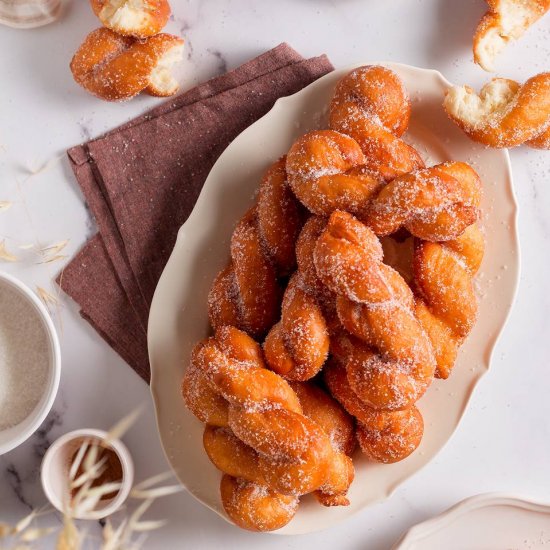 Twisted Korean Doughnuts