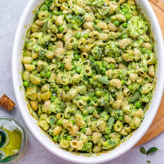 HEALTHY GREEN MAC AND CHEESE