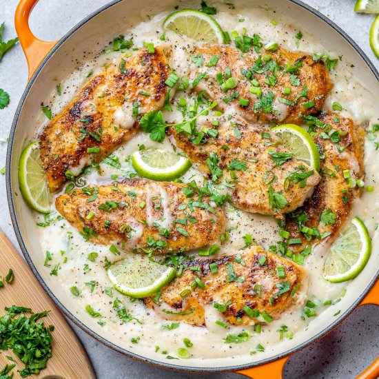 CREAMY COCONUT CHICKEN RECIPE