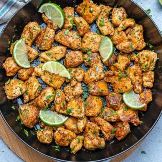 CILANTRO LIME CHICKEN BITES RECIPE