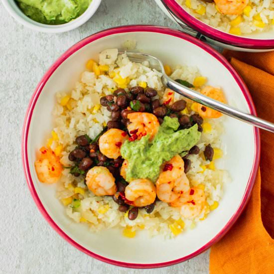 Chipotle Shrimp & Cauliflower Rice