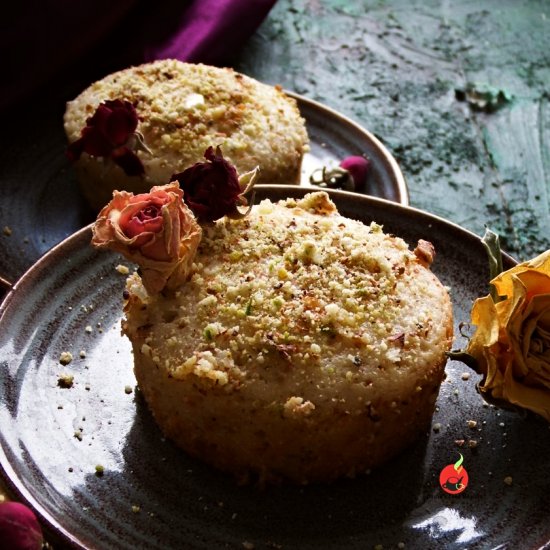 Semolina Almond Rose Cake