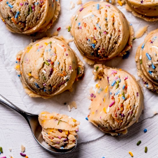 Edible Funfetti Cookie Dough