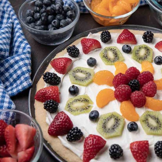 Healthy Fruit Pizza