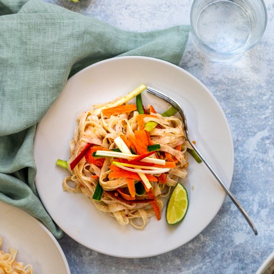 Noodle Salad with PB Dressing