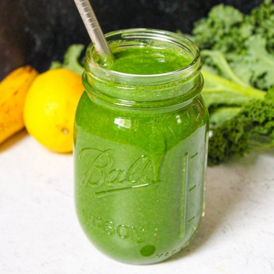 Delicious spirulina smoothie