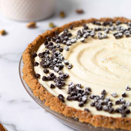 No-Bake Cannoli Pie