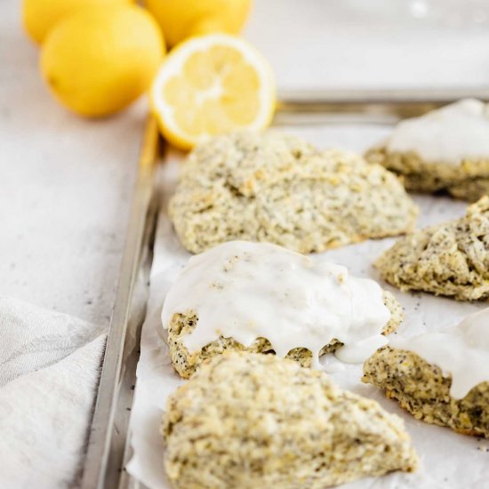 Lemon Poppy Seed Scones