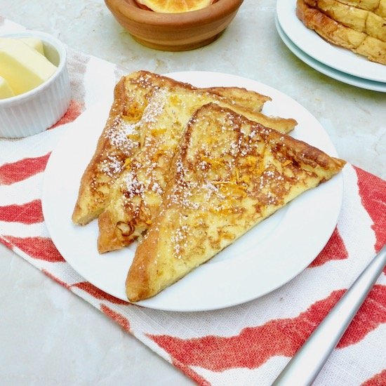 Orange Brioche French Toast