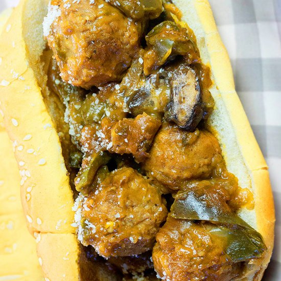 Instant Pot Meatball Sub Sandwich