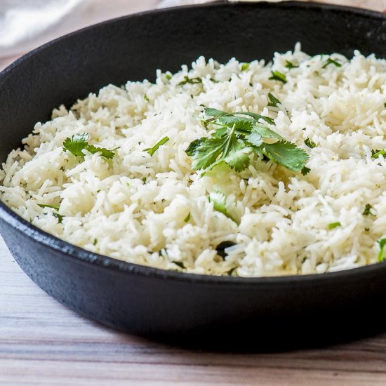 Instant Pot Cilantro Lime Rice