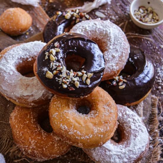 Vegan Cinnamon Doughnuts