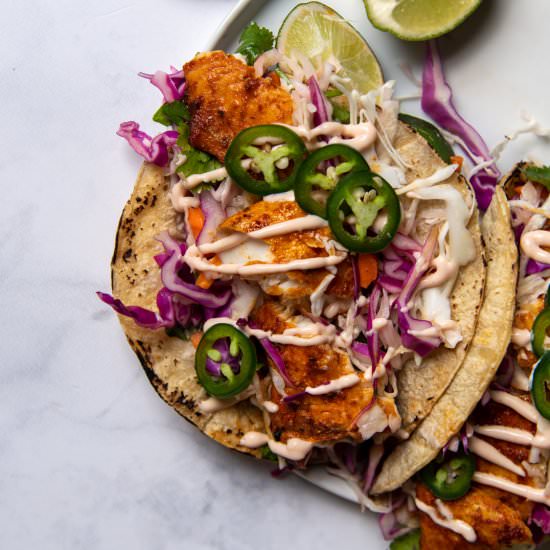 Blackened Fish Tacos