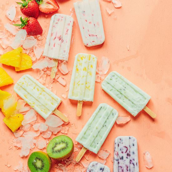 3 Ingredient Yogurt Popsicles