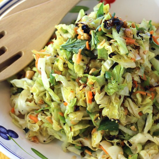 Grilled Cabbage Coleslaw