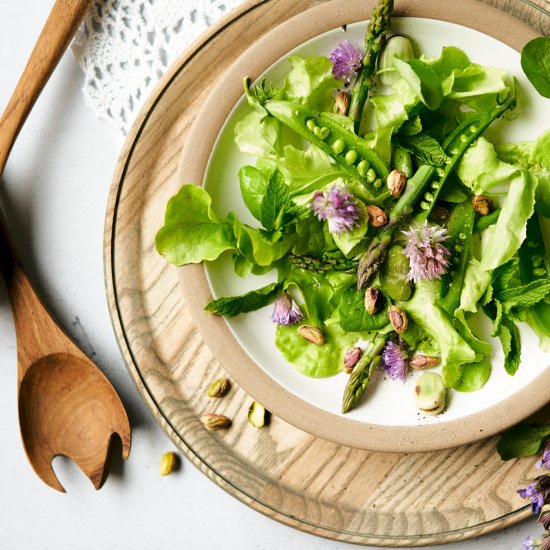 Asparagus & Snap Pea Salad