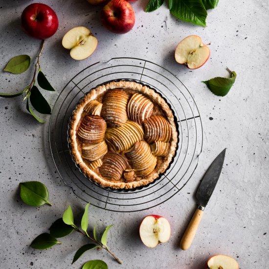 Vegan French Apple Tart