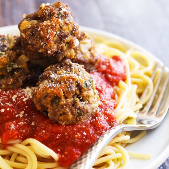 Easy Baked Meatballs