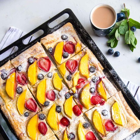 Vegan Mango Berry Fruit Tart