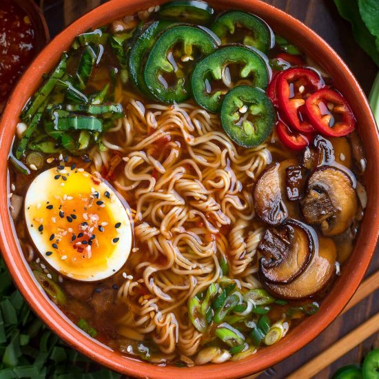 Veggie Ramen Soup