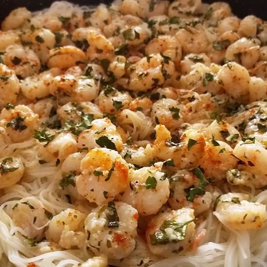 Garlic Buttter Shrimp with Rice Ver