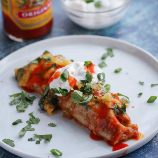 Low Carb Beef Enchiladas