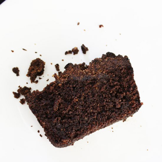 Paleo Brownie Carrot Crumb Loaf