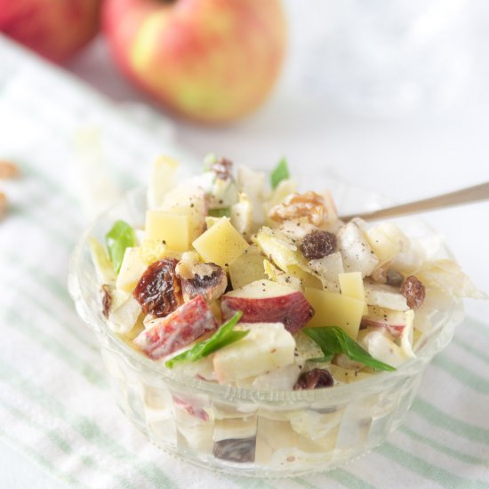 Chicory and apple salad