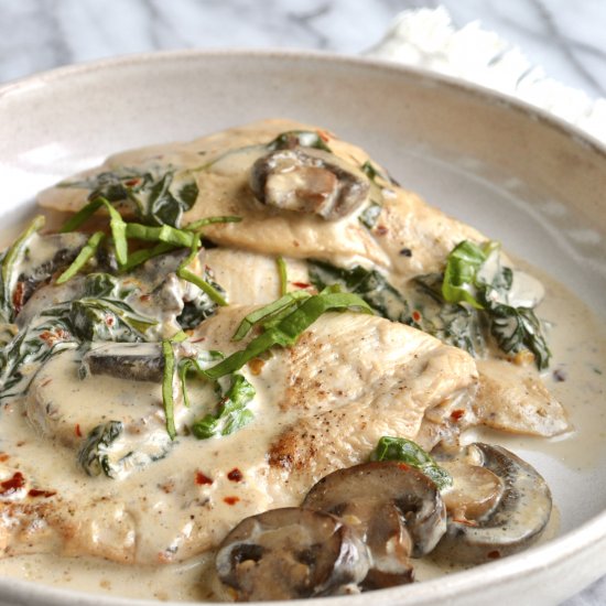 Creamy Mushroom Chicken