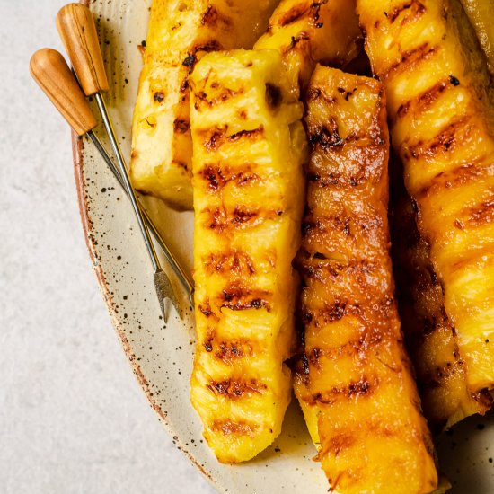 Chili Lime Grilled Pineapple