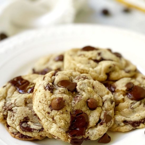 Triple Chocolate Chip Cookies