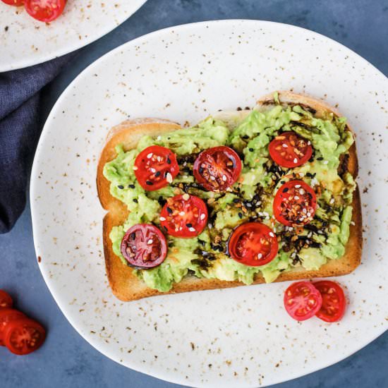 Avocado Toast with Balsamic Glaze