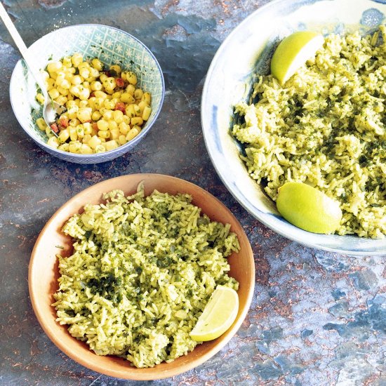 Green rice