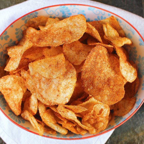 DIY Barbecue Potato Chips