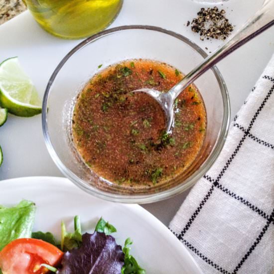 Fresh Tomato Lime Salad Dressing