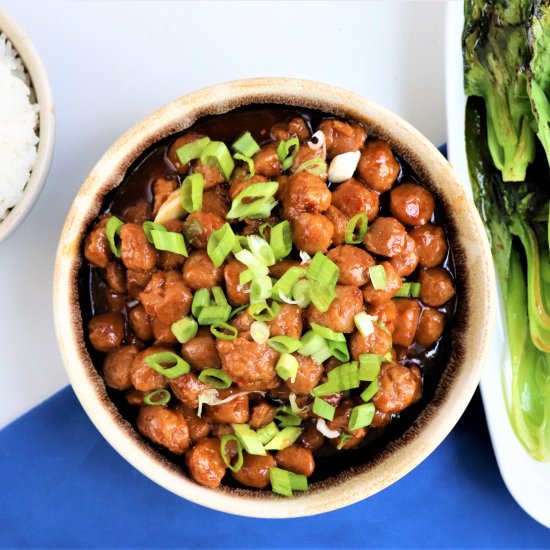 Vegan Mongolian Beef