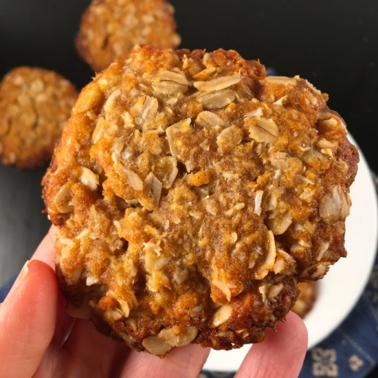 Gluten Free Anzac Biscuits (Vegan)