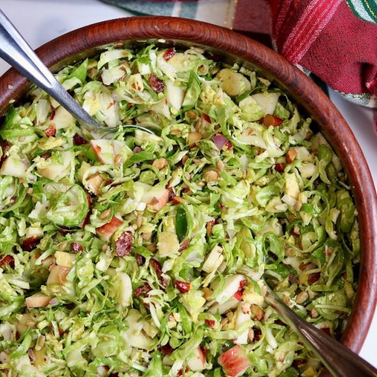 Shaved Brussels Sprout Salad