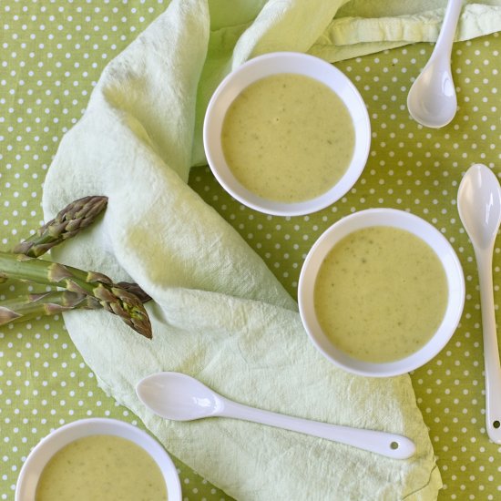 asparagus and lemongrass soup