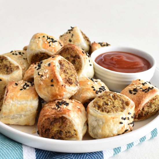 Puff Pastry Sausage Rolls