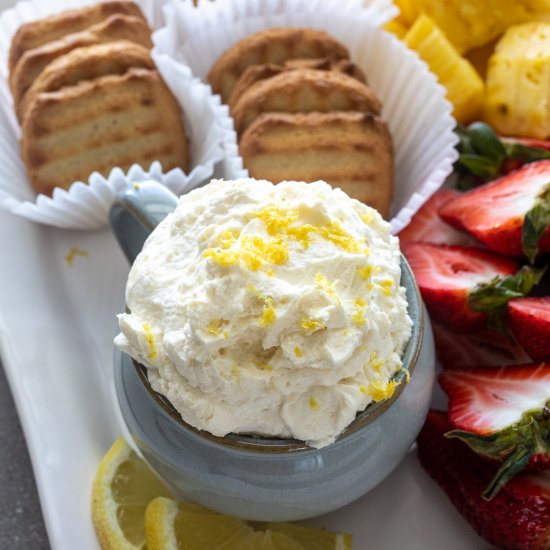 Creamy Lemon Mascarpone Dip