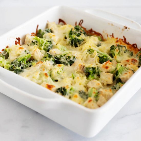 Chicken & Broccoli Spaghetti Squash