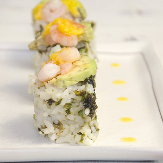 Avocado & Prawn Sushi